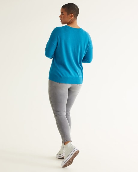 Long-Sleeve Crew-Neck Pullover, R Essentials