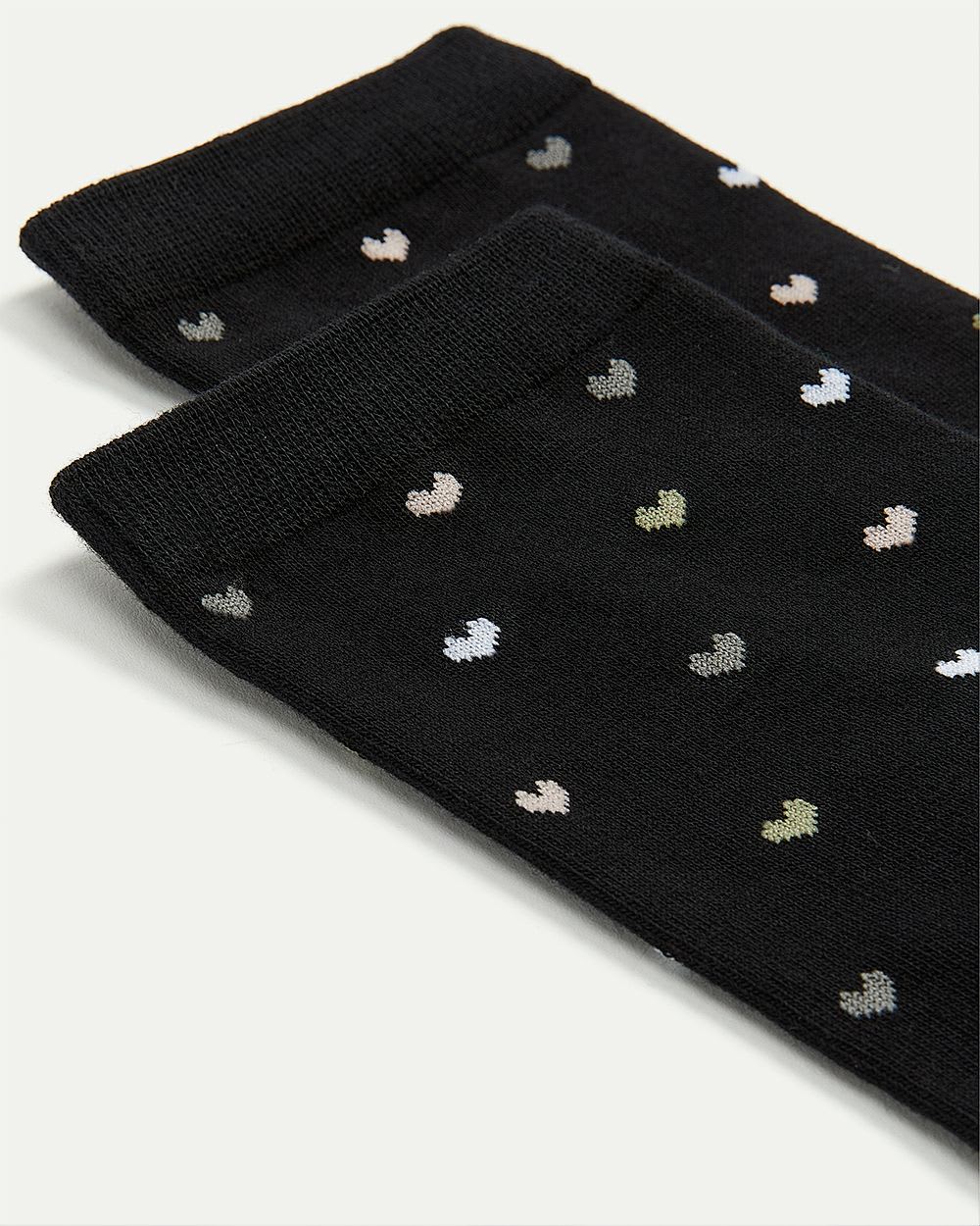 Cotton Socks with Hearts