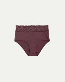 Full Brief with Lace Waistband, R Line