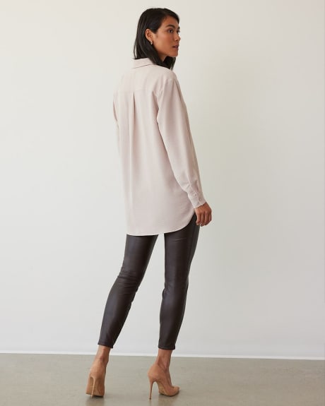 Buttoned-Down Long-Sleeve Top