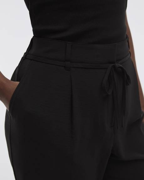 Pantalon à jambe large en tissu Airflow