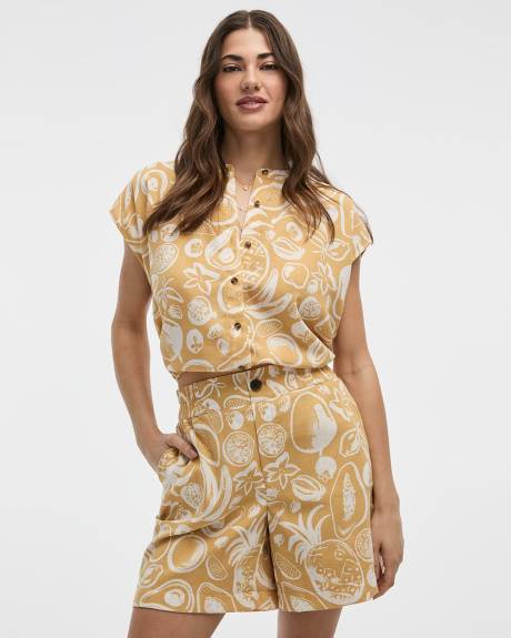 Short à taille élastique