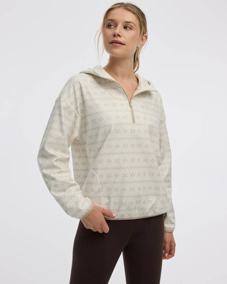 Hooded Polar Fleece Pullover - Hyba