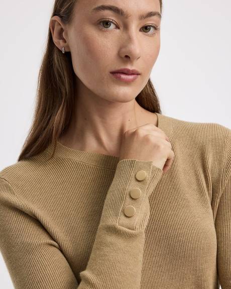 Pull à col rond à manches longues