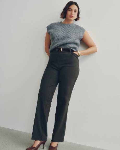 Straight-Leg High-Rise Pant - The Iconic (R)