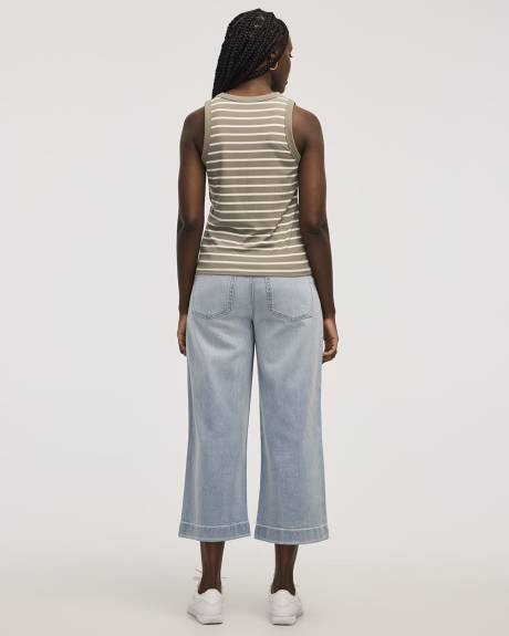 Ribbed Crew-Neck Tank - R Essentials