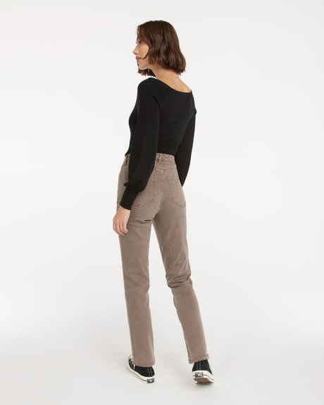 Slim-Leg High-Rise Vintage Coloured Jean - Petite