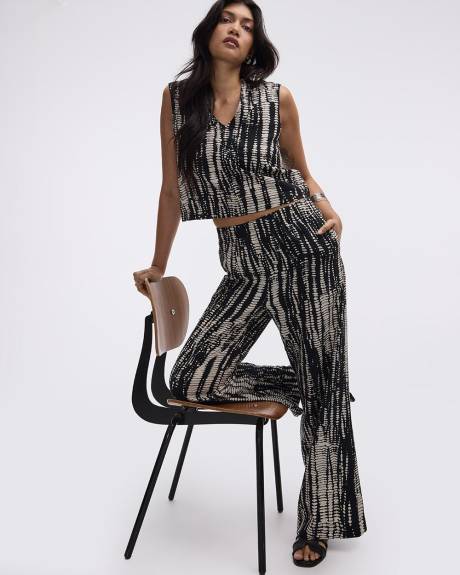 Pantalon à jambe large