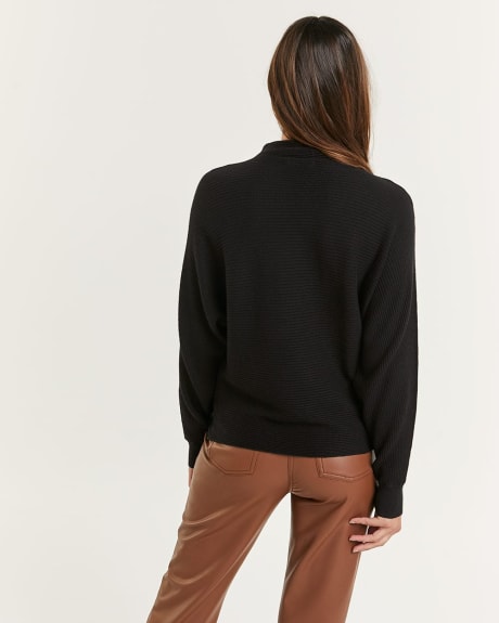 Long Sleeve Funnel Neck Pullover
