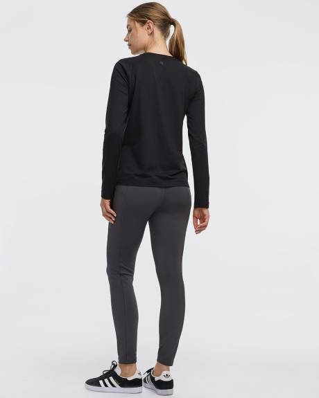 T-shirt à col rond et manches longues - DRY-LUX (MD) Hyba Essentiels