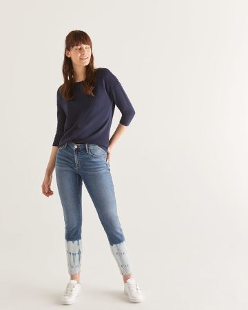 Dip Dye Skinny Ankle Jeans | Regular | Reitmans