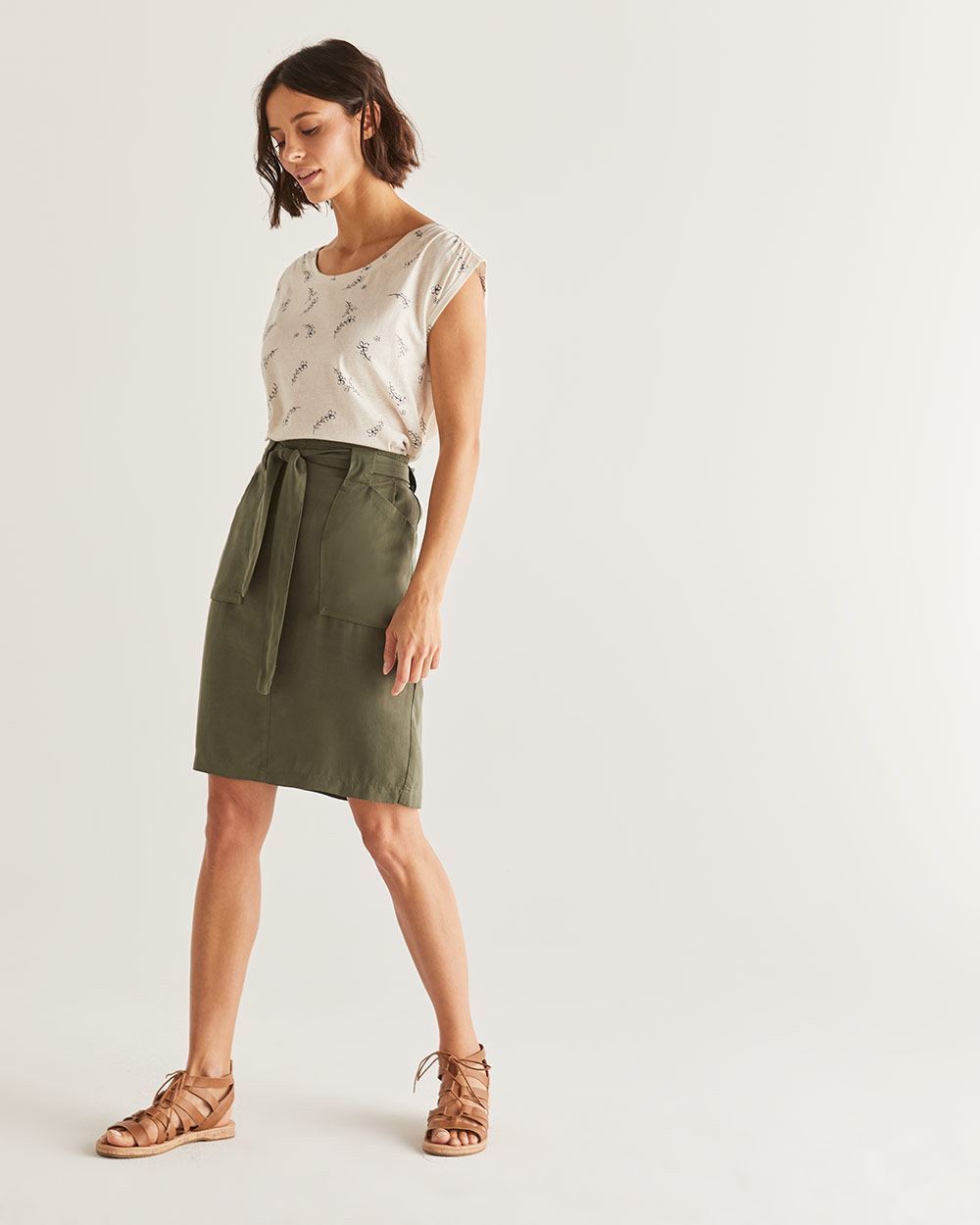 Tencel Paperbag Skirt | Regular | Reitmans
