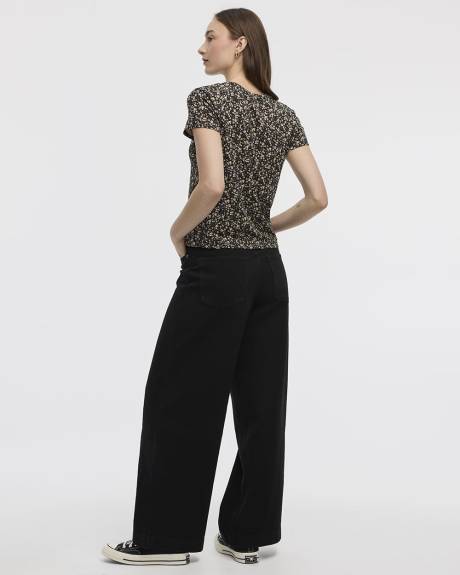 T-shirt &agrave; manches courtes et col rond - R Essentials