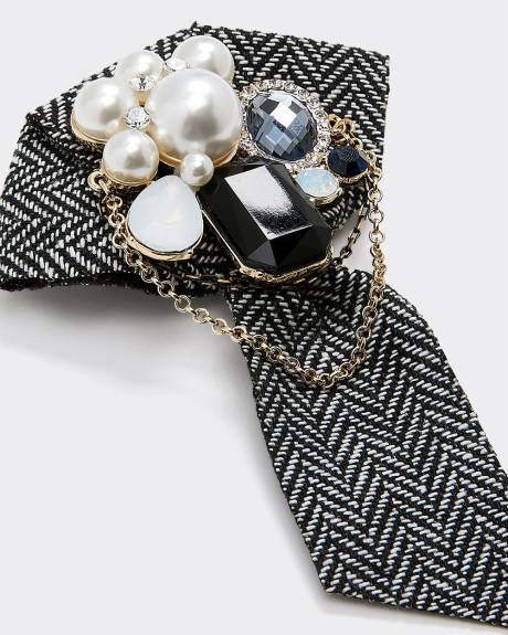 Herringbone Cravate Brooch