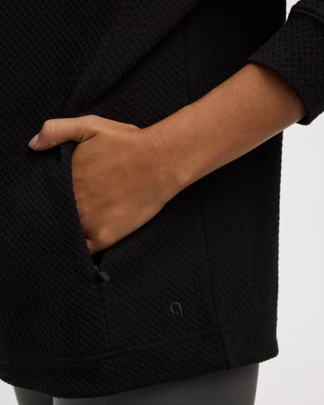 Tunique à capuchon en jacquard - Hyba