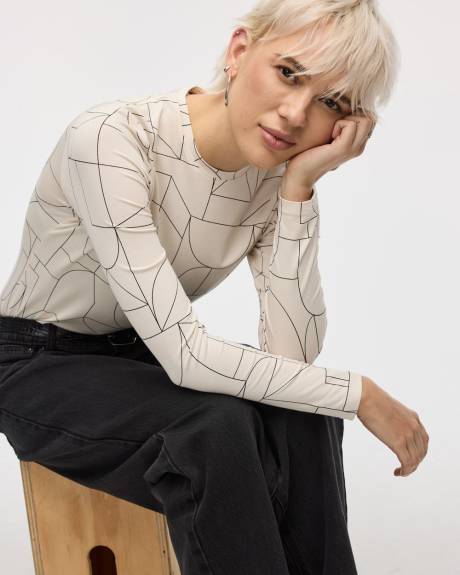 Long-Sleeve Crew-Neck Tee