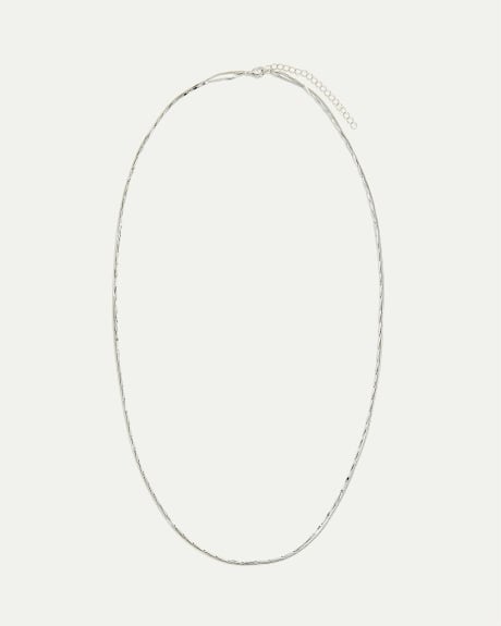 Long Double-Chain Necklace