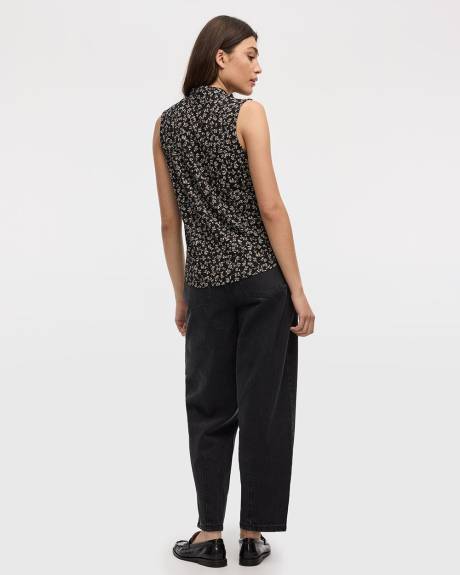 Haut sans manches à col V