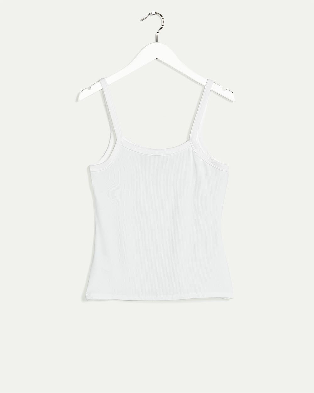 Ribbed Cropped Tank Top R Essentials