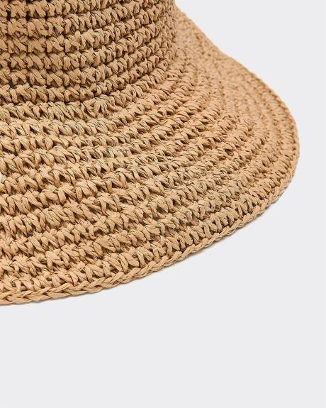 Straw Bucket Hat