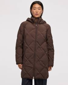 Long Hooded Puffer Jacket