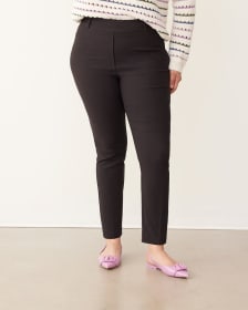 Slim-Leg High-Rise Ankle Pant - The Iconic (R)