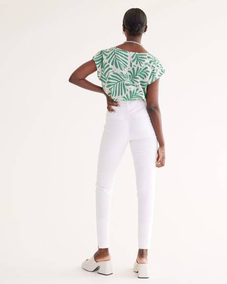 Pantalon cheville à taille haute et jambe étroite - L'Iconique (MD) - Petite