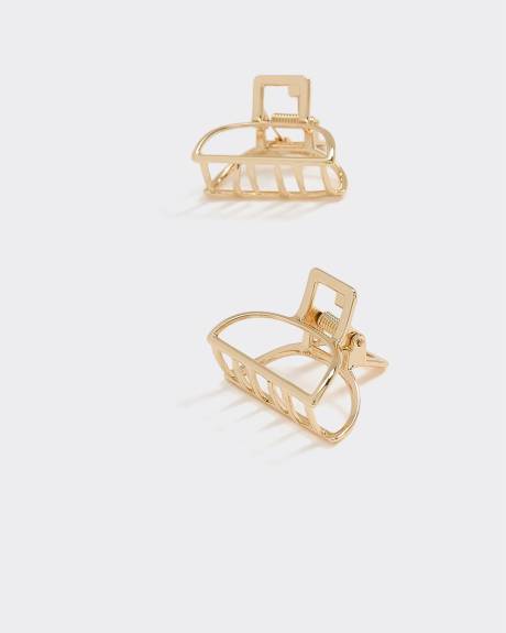 Metal Hair Clip - Set of 2