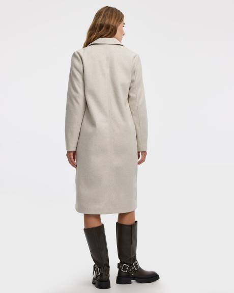 Manteau long à deux boutons