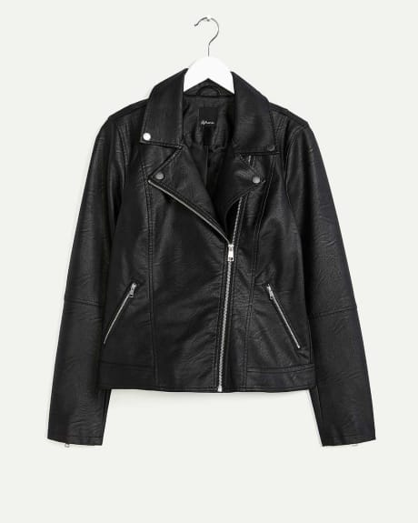 Faux Leather Moto Jacket | Reitmans