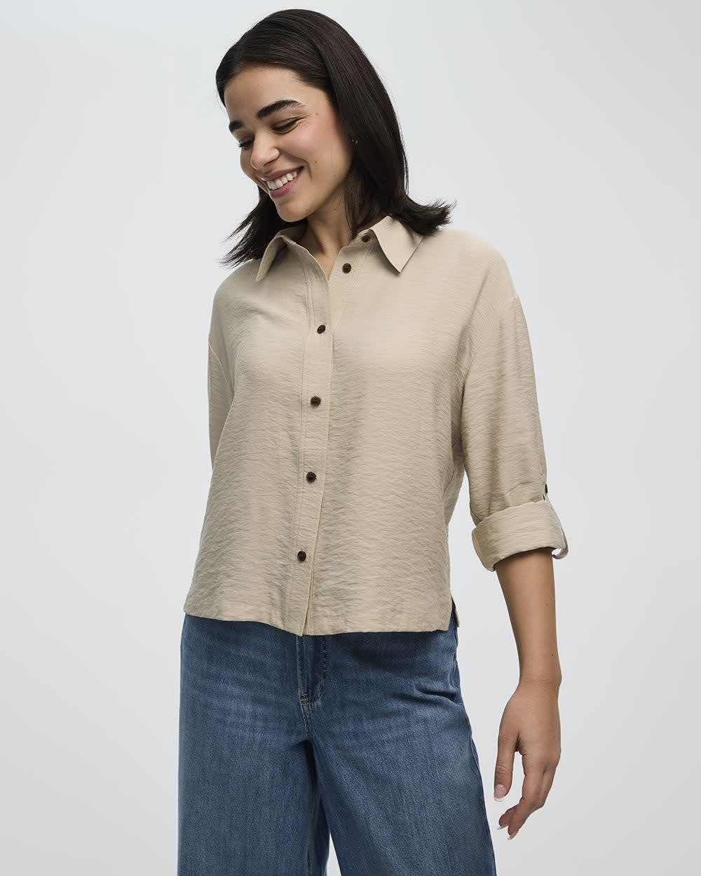 Long-Sleeve Blouse