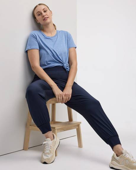 T-shirt à col rond et manches courtes - DRY-LUX (MD) Hyba Essentiels