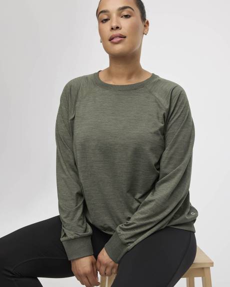 Pull à manches longues et col rond - Dry-Lux (MD) Hyba Essentiels