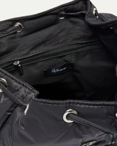 Puffy Backpack with Flap