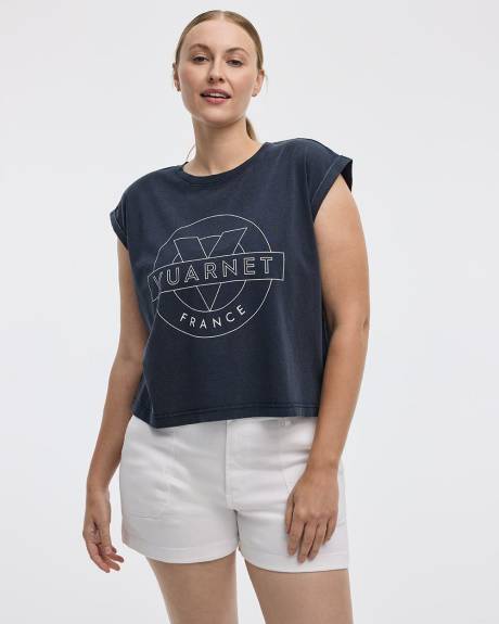 Crew-Neck Muscle T-Shirt - Vuarnet for Hyba