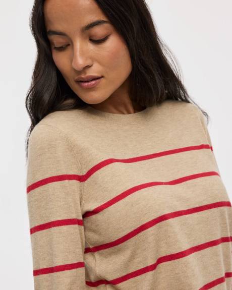Striped Long-Sleeve Pullover - R Essentials