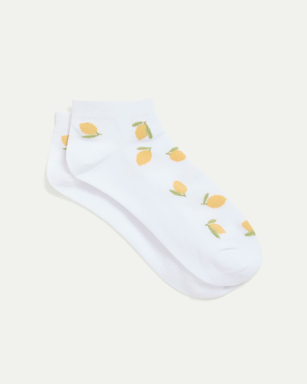 Anklet Socks with Lemons