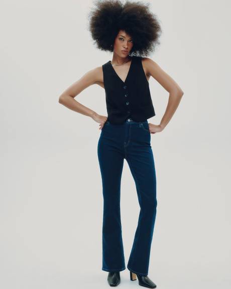 Boot-Leg Mid-Rise Jean - Petite