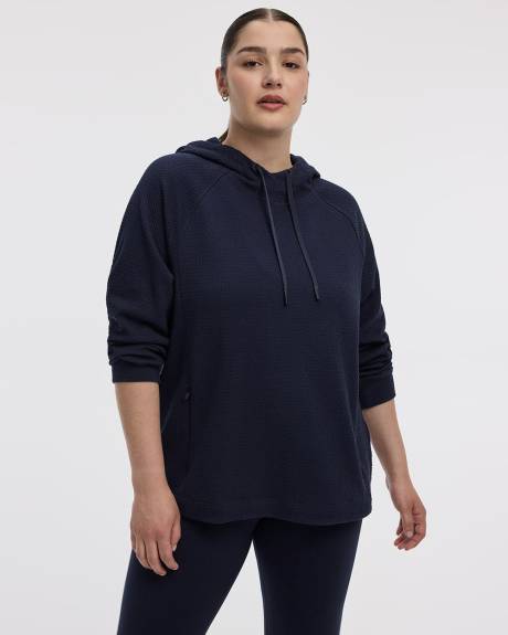 Hooded Jacquard Tunic - Hyba