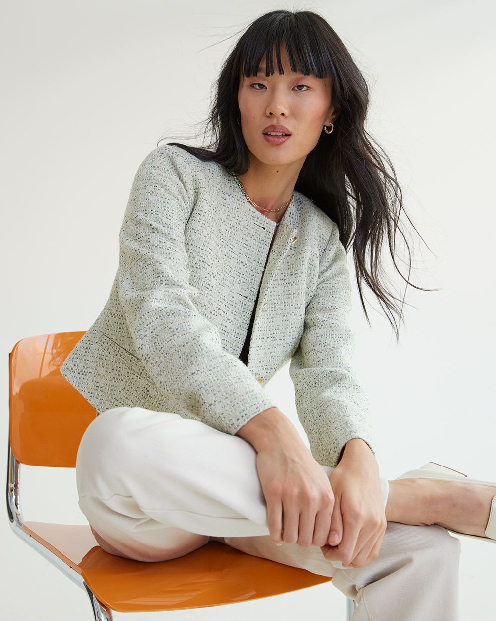 Tweed Cropped Jacket | Regular | Reitmans