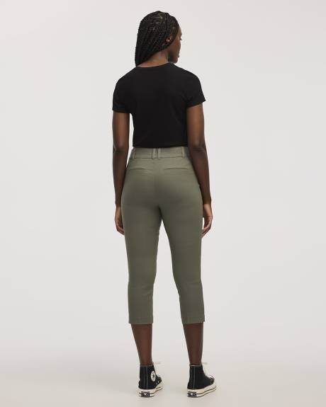 Pantalon capri à jambe étroite et taille haute - L'Iconique (MD)