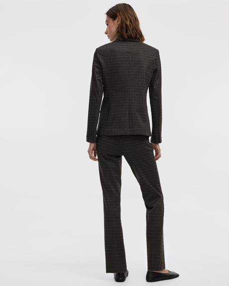 Veston ajusté en tricot à un bouton - Le Stretch Moderne (MD)