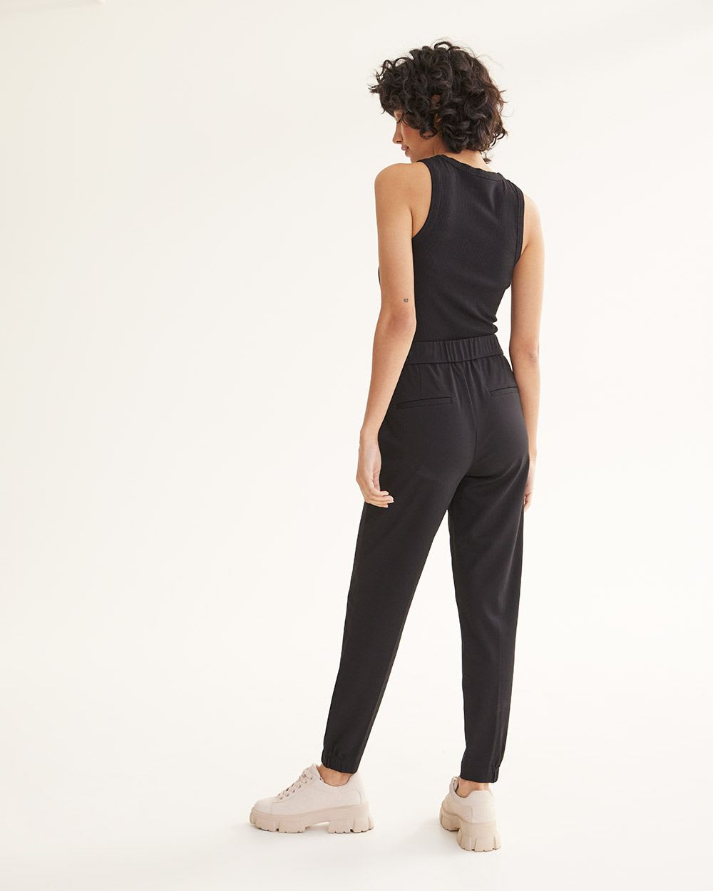 Pull-On Jogger with Pintuck Details, The Modern Stretch - Petite