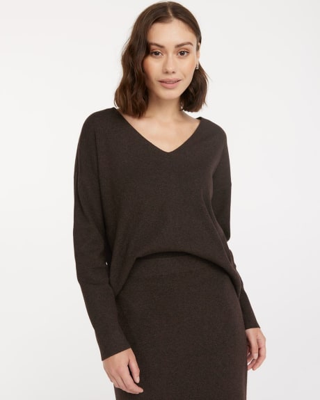 Long-Sleeve V-Neck Pullover