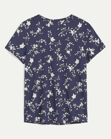 T-shirt à col V - R Essentials