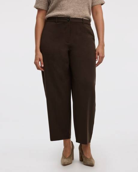 Pantalon taille mi-haute à jambe ballon - L'Intemporelle - Coupe Courbes