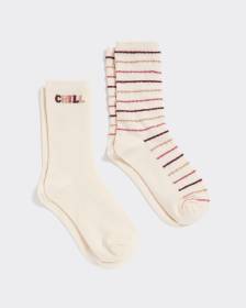 Bas crème - 2 paires