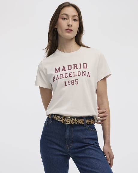 Crew-Neck Graphic T-Shirt