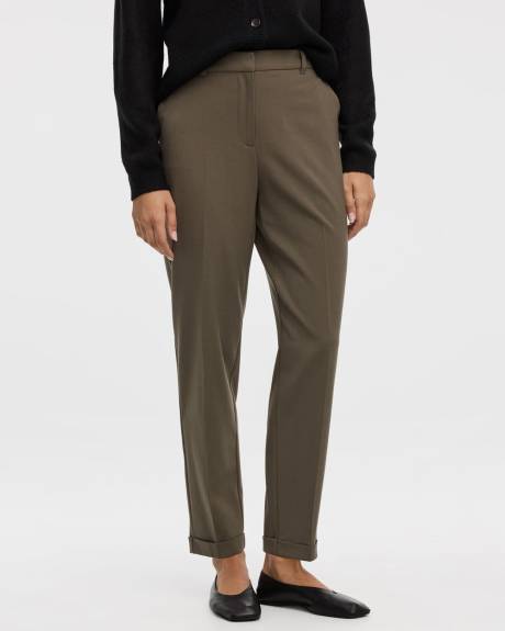 Tapered-Leg High-Rise Pant - The Timeless - Petite