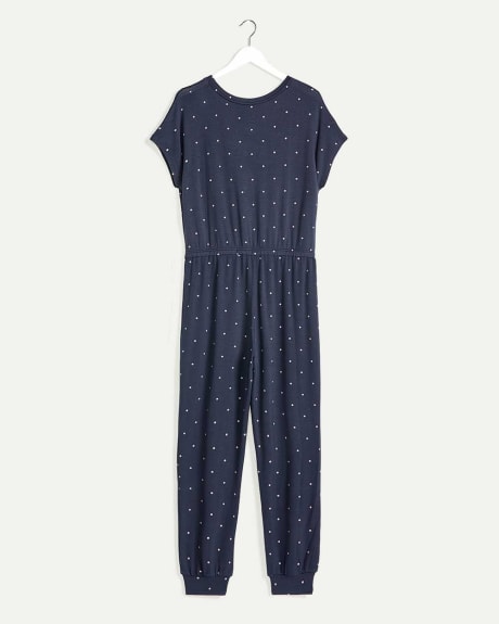 French Terry Pyjama Jumpsuit